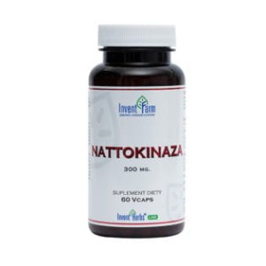 Nattokinaza 300mg 60 kapsułek Invent Farm