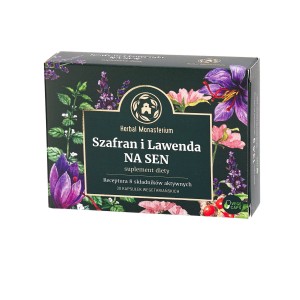 Szafran i Lawenda Na SEN 30 kapsułek Herbal Monasterium