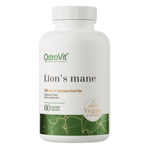 Soplówka Jeżowata Lion's mane VEGE 60 kapsułek Ostrovit